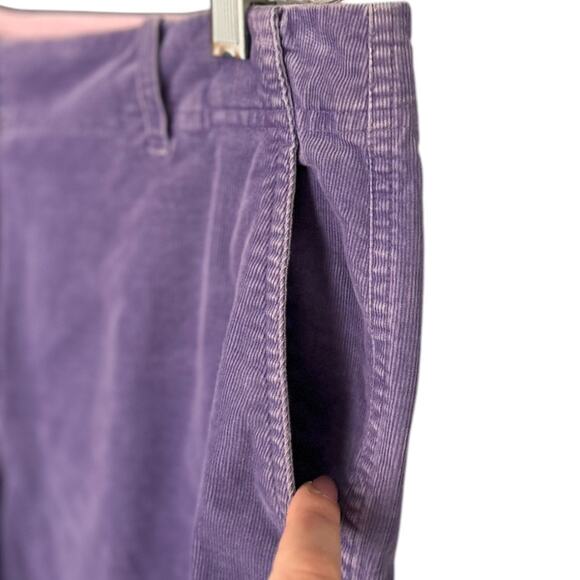 Lands’ End Woman's Micro Corduroy Boot-Cut Pant Size 14 Purple Classic Soft - Picture 4 of 8